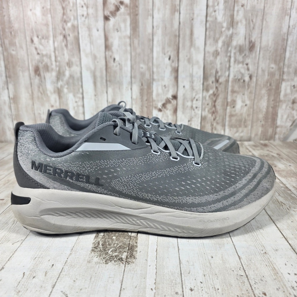 Merrell Agility Peak 5 Mens‎ 13W Grey Running Shoes J068065W FloatPro Foam